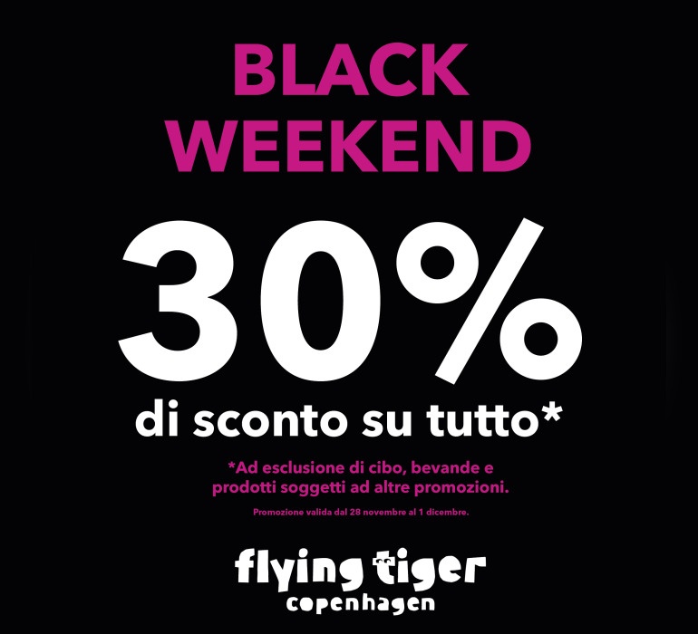 Black Friday di Flying Tiger Copenhagen